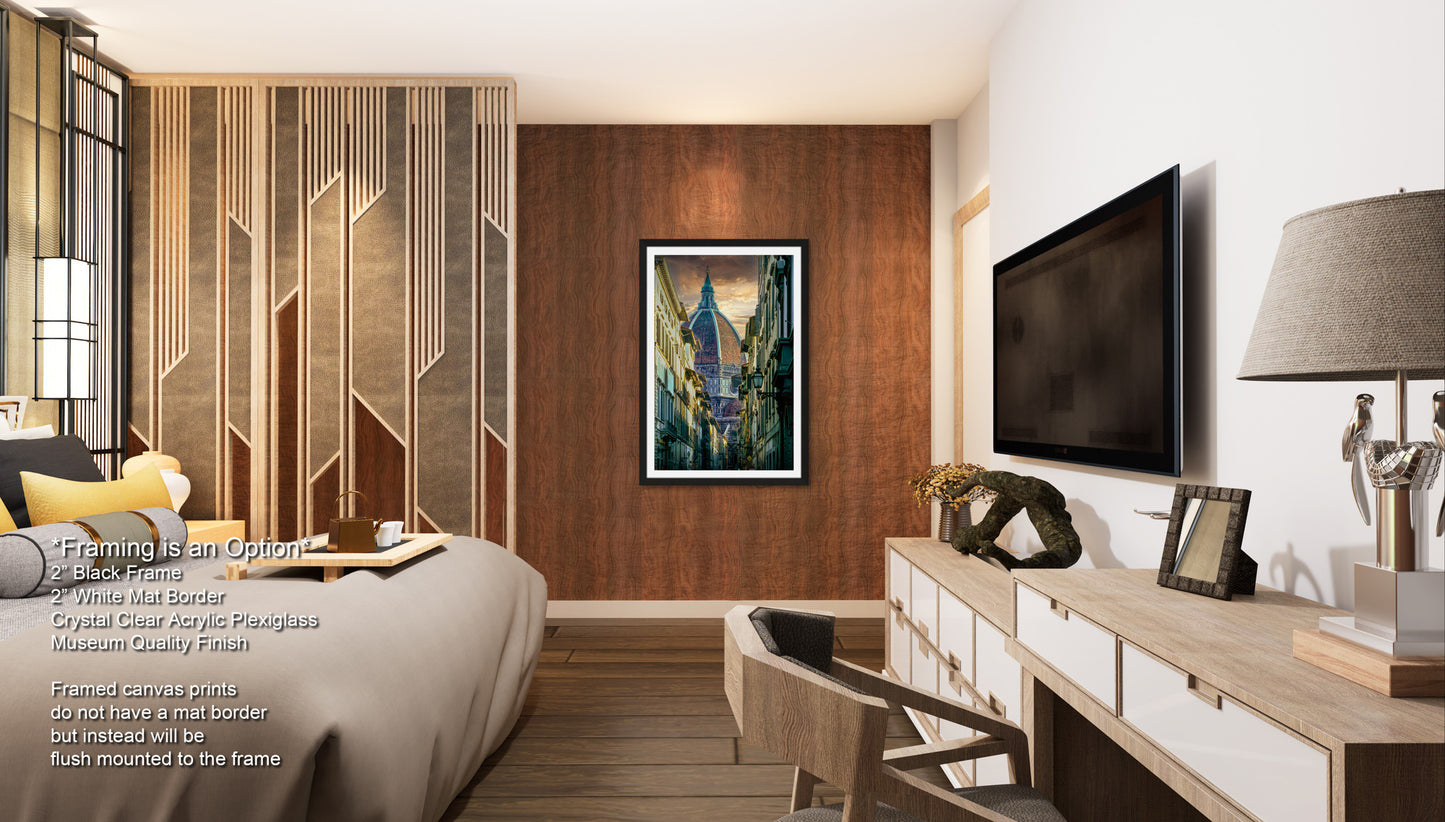 a bed room with a neatly made bed and a flat screen tv