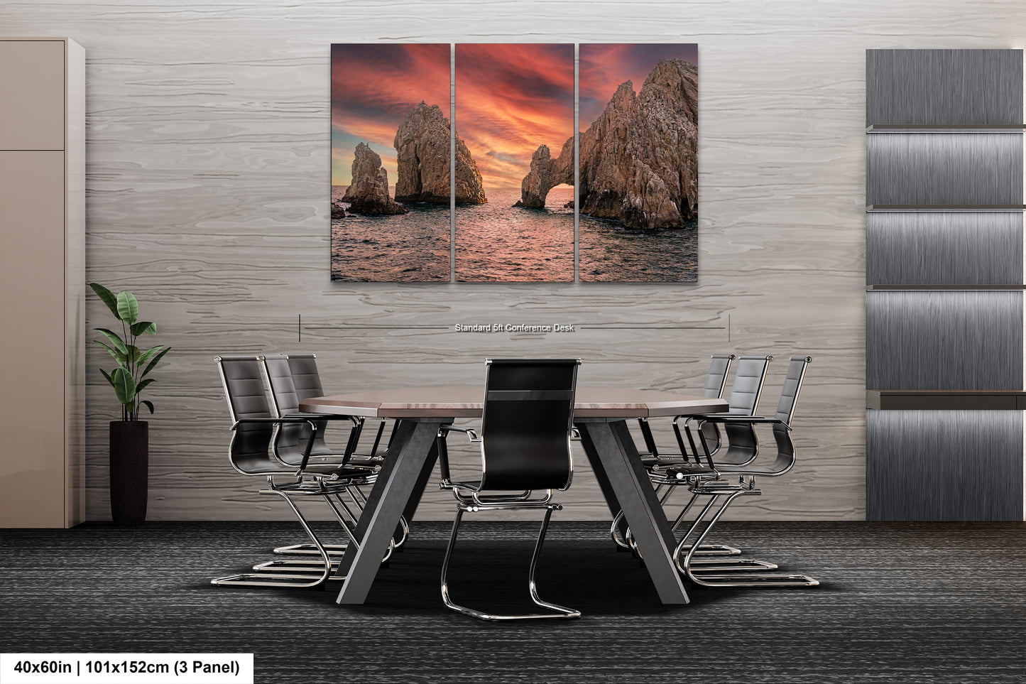a dining room with a table and chairs