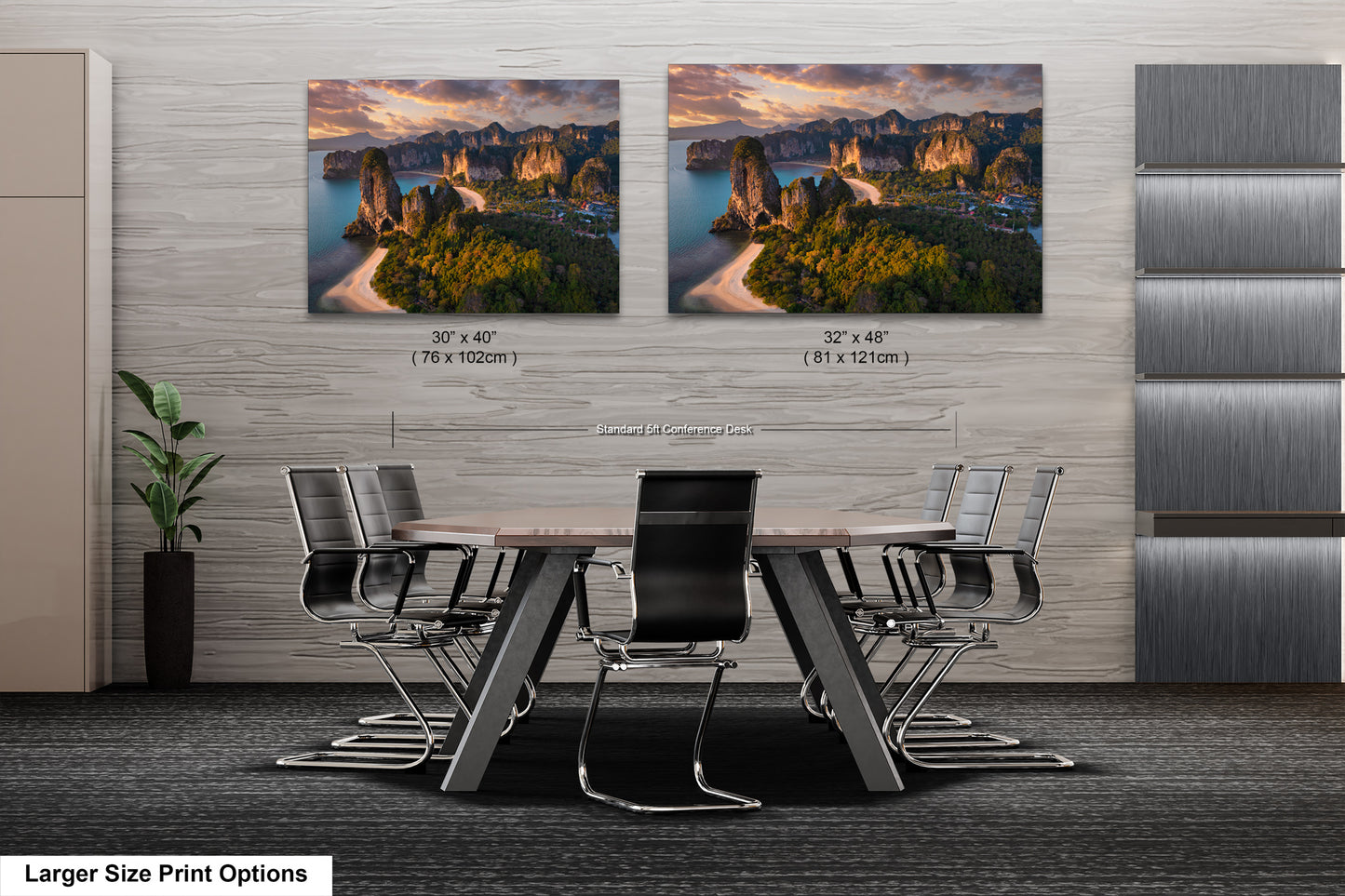 a dining room with a table and chairs
