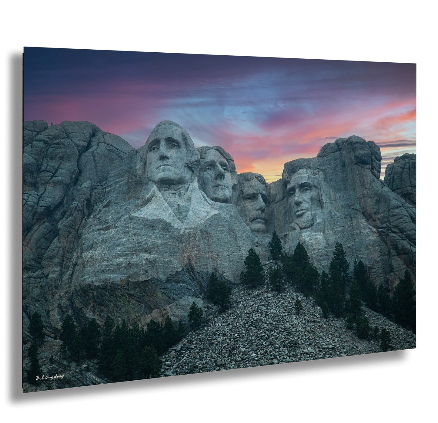 Mt. Rushmore national monument, Mount Rushmore, South Dakota picture, Black Hills wall art, Mt. Rushmore picture, sunset in black hills