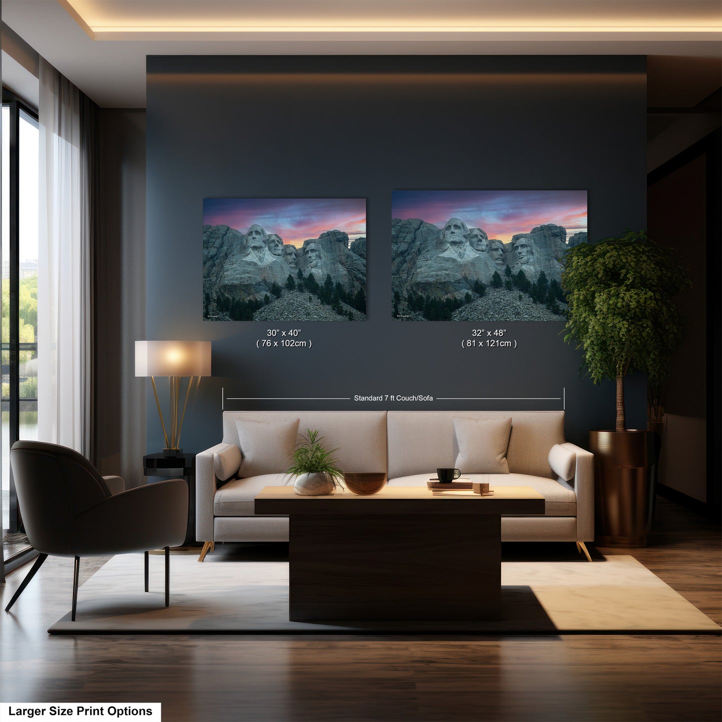 Mt. Rushmore national monument, Mount Rushmore, South Dakota picture, Black Hills wall art, Mt. Rushmore picture, sunset in black hills