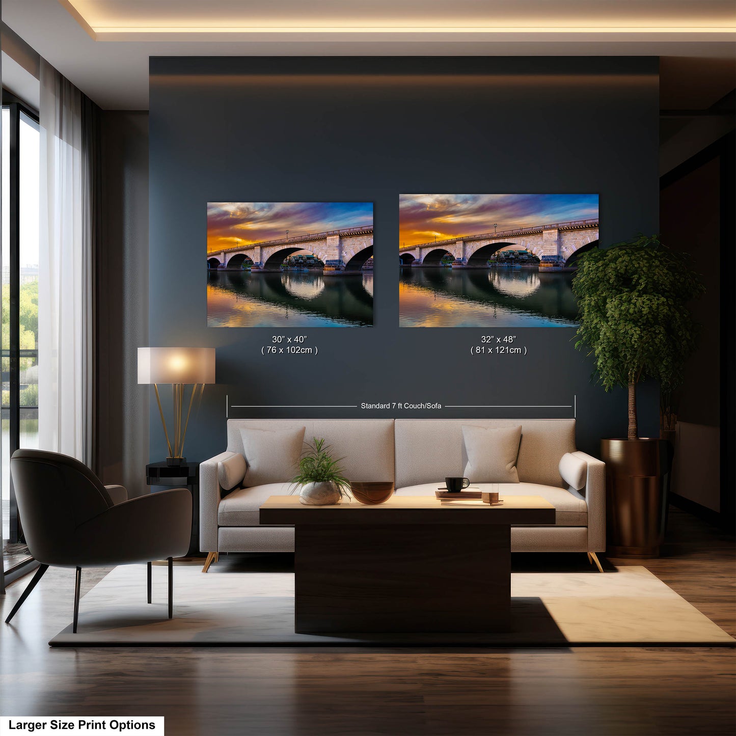 Lakefront Legacy: London Bridge Photography Lake Havasu City Arizona Canvas Print Home Decor