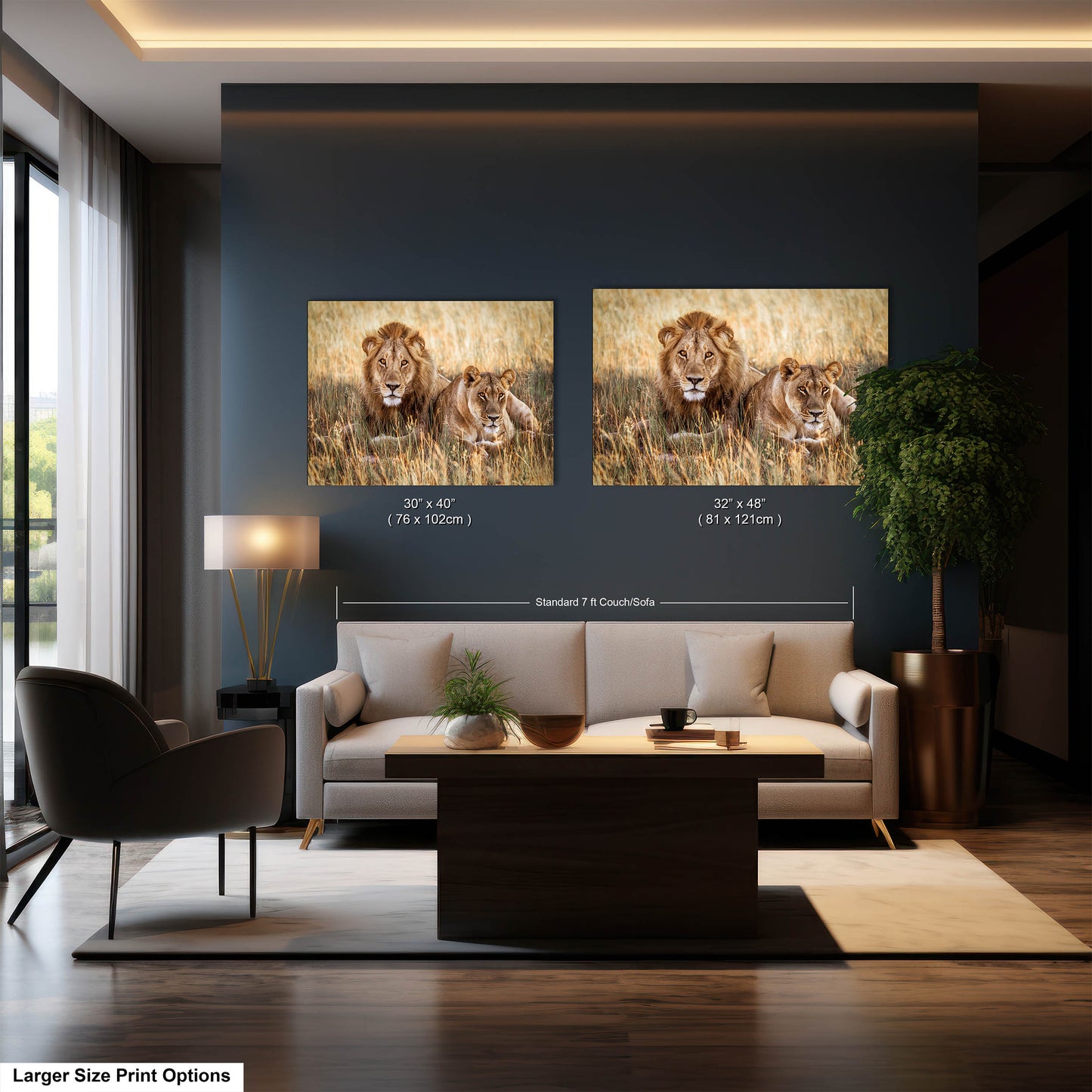 Lion Pair African Safari