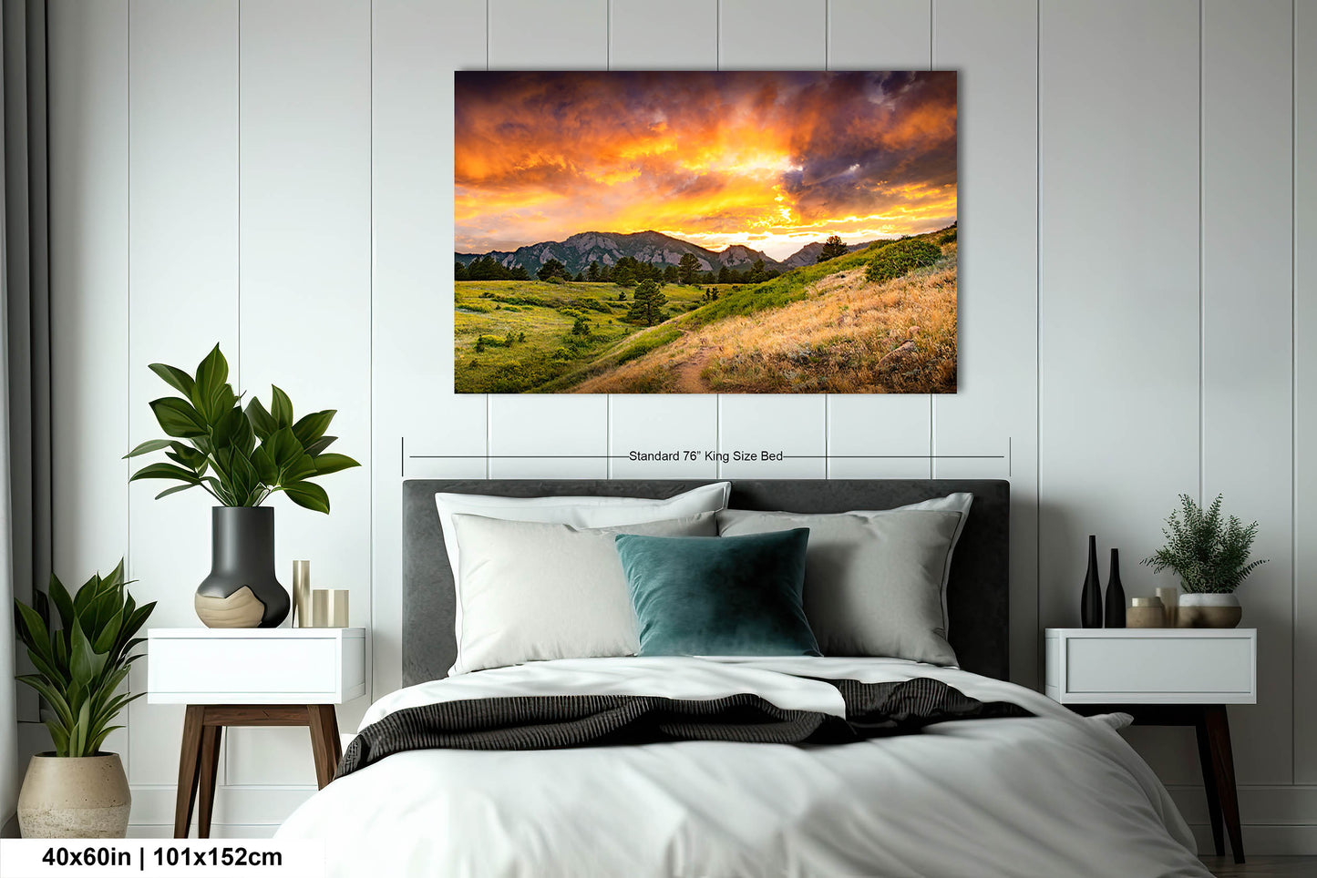 Boulder Flatirons Sunset, Photo, Wall Art, Boulder, Colorado, Canvas Print, Wall Decor, Metal Print, CU Buffs, Mountains