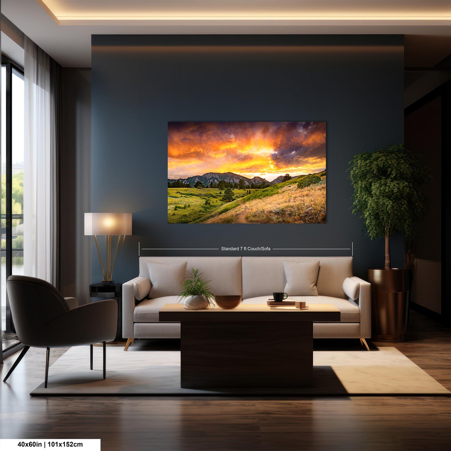 Boulder Flatirons Sunset, Photo, Wall Art, Boulder, Colorado, Canvas Print, Wall Decor, Metal Print, CU Buffs, Mountains