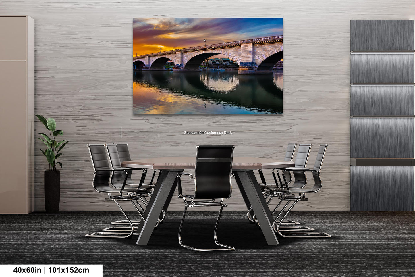 Lakefront Legacy: London Bridge Photography Lake Havasu City Arizona Canvas Print Home Decor