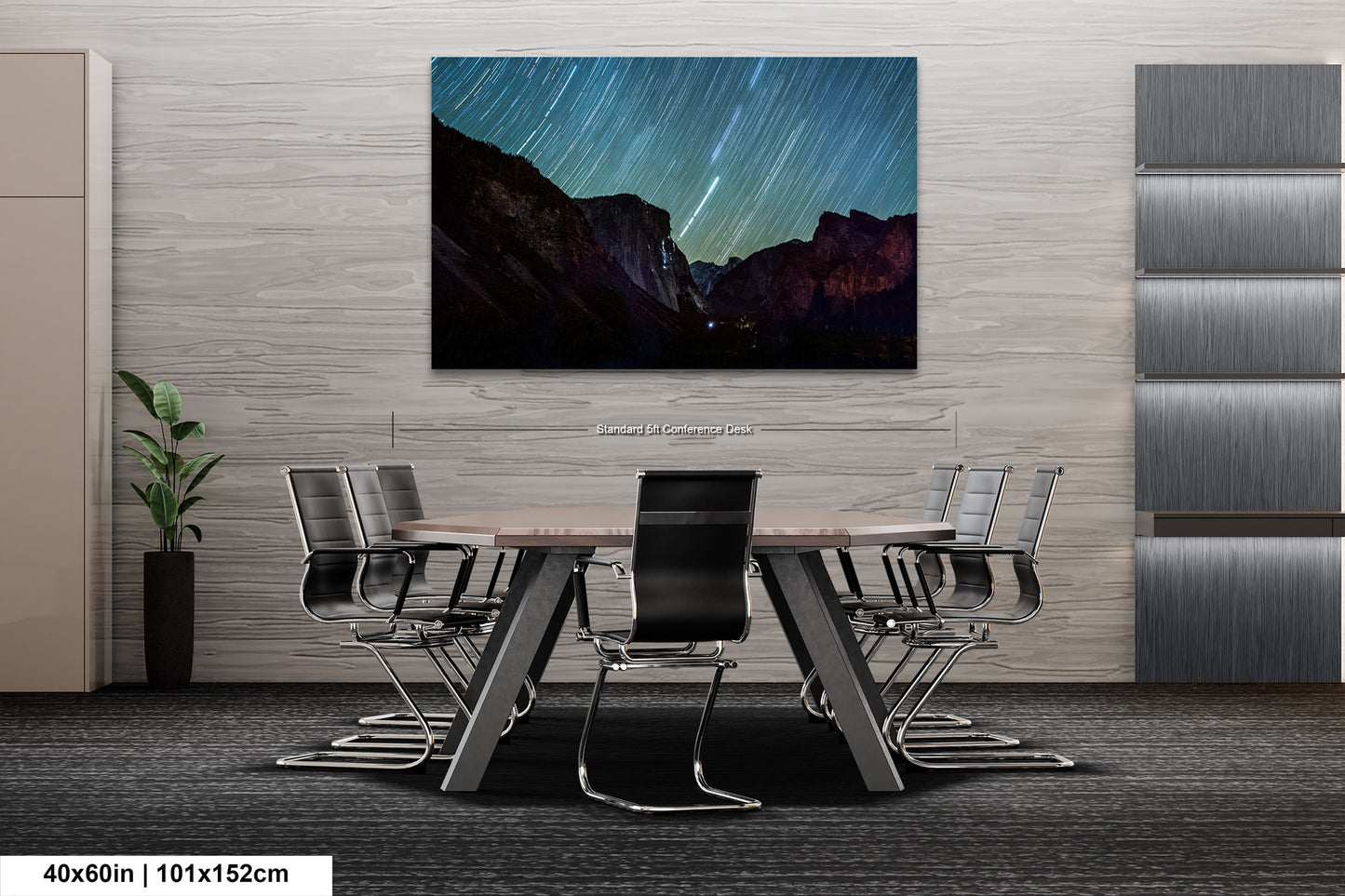 Tunnel View and the Stars, , Yosemite National Park, California