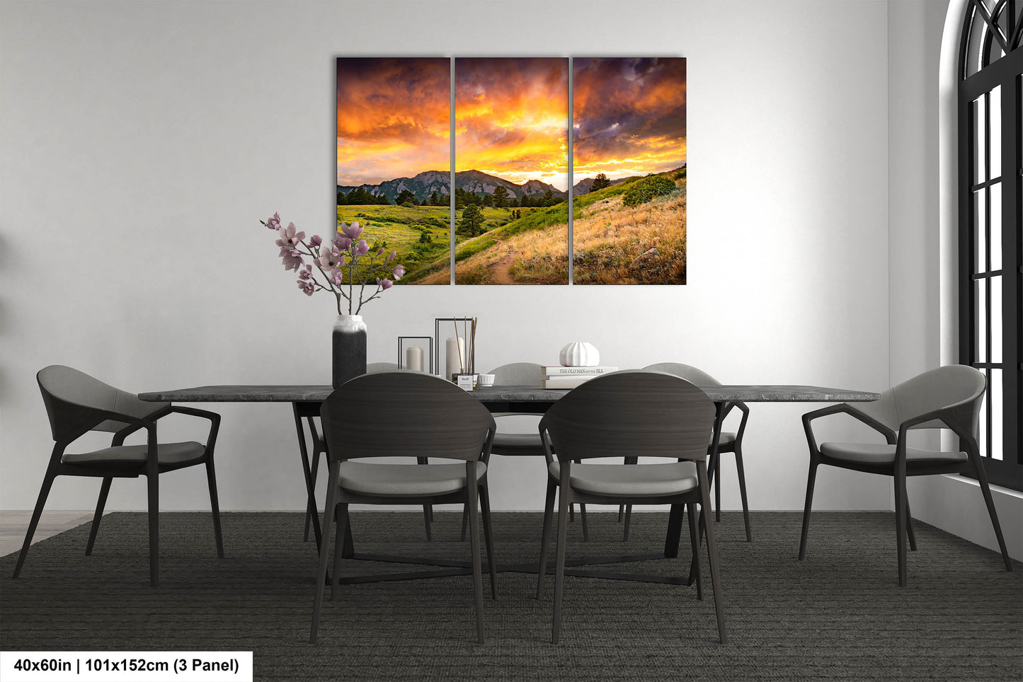Boulder Flatirons Sunset, Photo, Wall Art, Boulder, Colorado, Canvas Print, Wall Decor, Metal Print, CU Buffs, Mountains