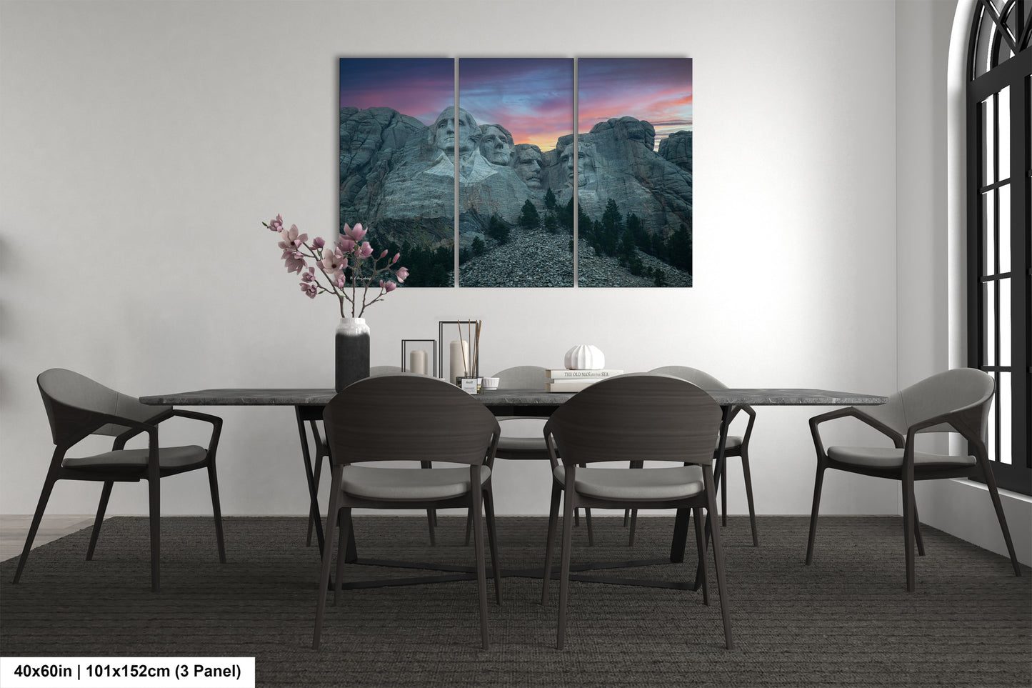 Mt. Rushmore national monument, Mount Rushmore, South Dakota picture, Black Hills wall art, Mt. Rushmore picture, sunset in black hills