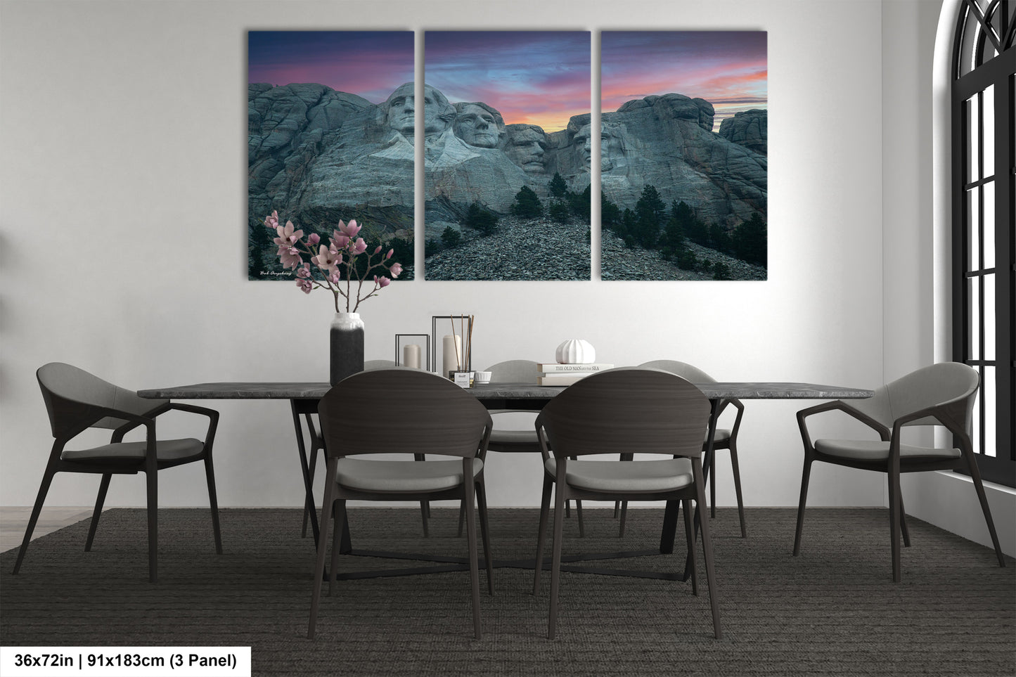 Mt. Rushmore national monument, Mount Rushmore, South Dakota picture, Black Hills wall art, Mt. Rushmore picture, sunset in black hills
