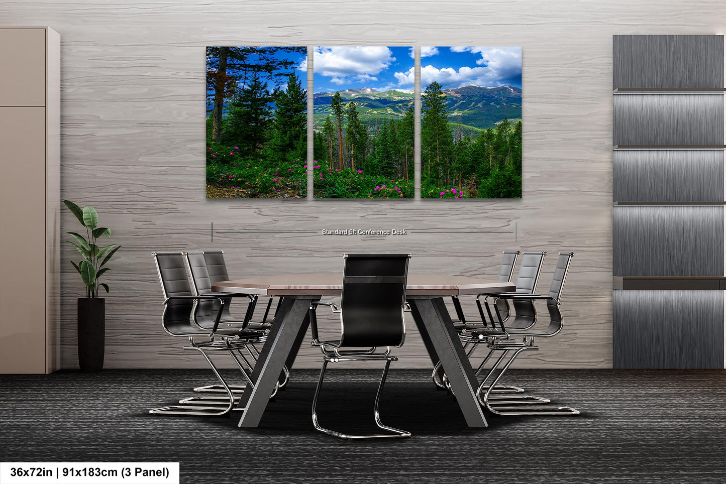 Breckenridge Colorado summertime picture, Breckenridge wall art, wildflowers of Colorado, mountain wall art, extra large wall art