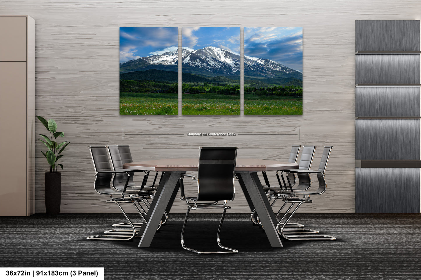 Mt. Sopris picture, Colorado mountain art, Aspen Colorado, Mt. Sopris Carbondale, Colorado photography, extra large wall art, triptych
