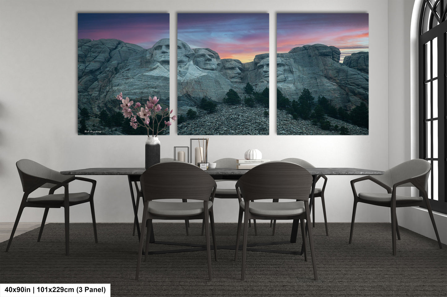 Mt. Rushmore national monument, Mount Rushmore, South Dakota picture, Black Hills wall art, Mt. Rushmore picture, sunset in black hills