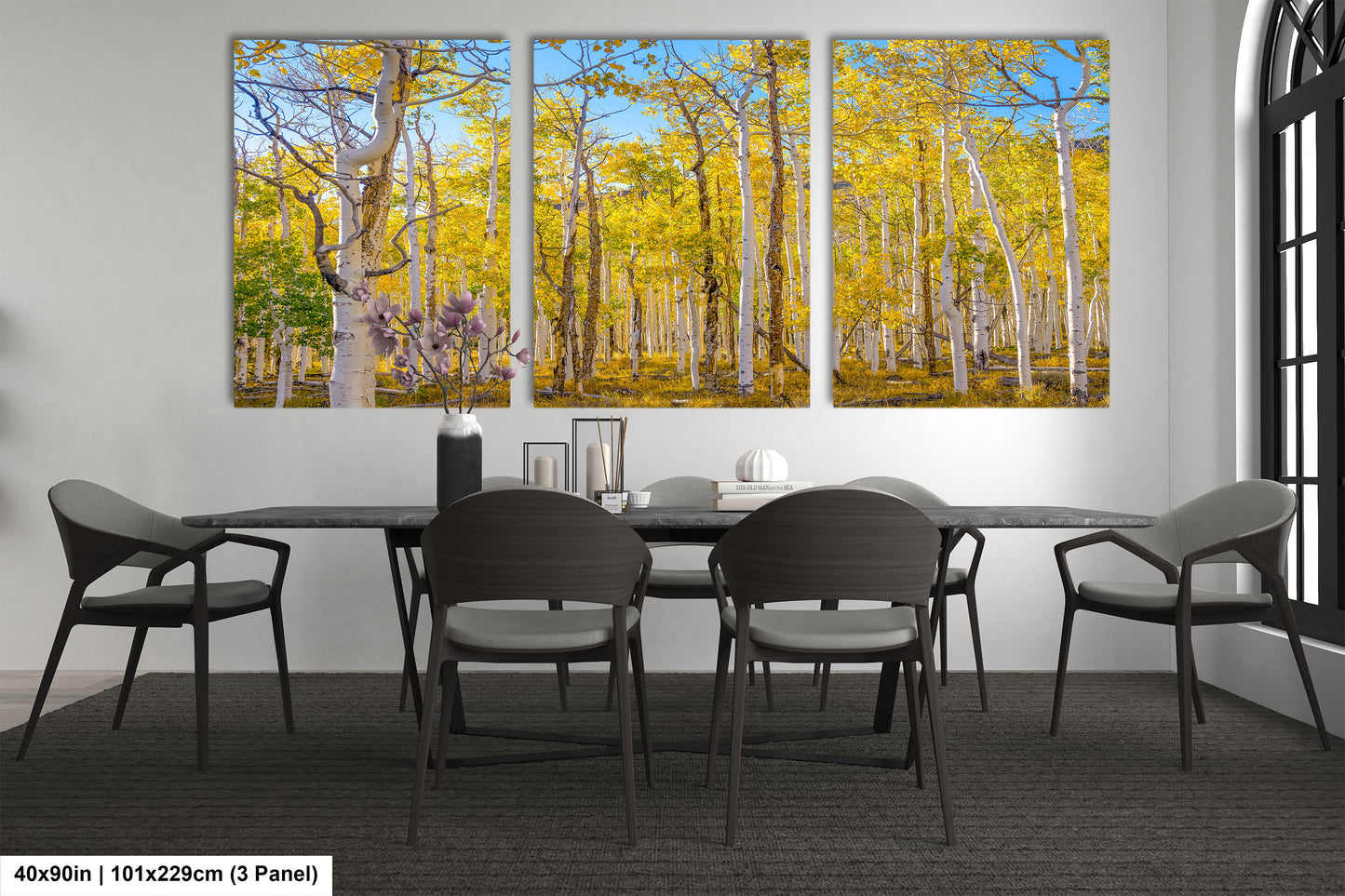 Fall Aspen Trees Wall Art, Pando / Birch Tree / Large Forest Print Nature / Canvas Wall Decor / Acrylic / Metal / Photography