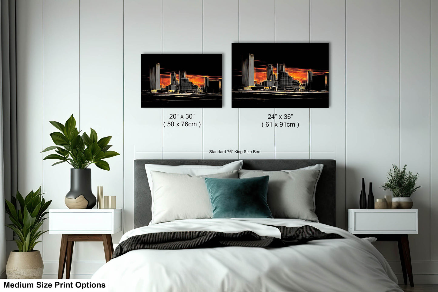 Tulsa Skyline Wall Art, Abstract Tulsa Skyline Print, Tulsa Abstract Art, Tulsa Print, Tulsa Oklahoma Abstract Wall Art