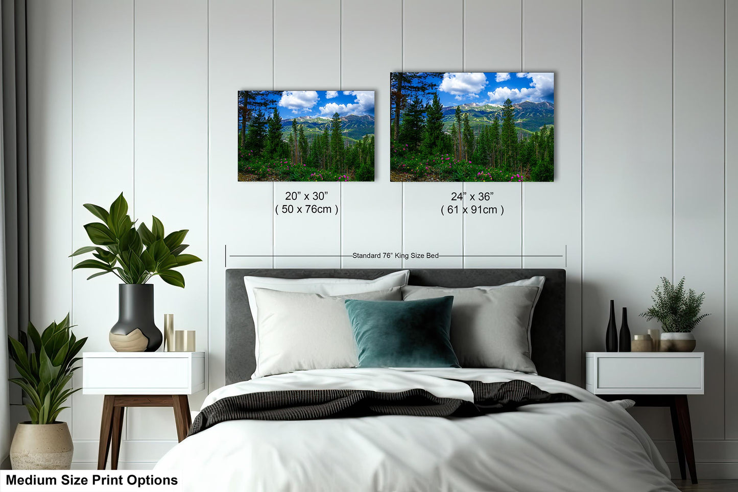 Breckenridge Colorado summertime picture, Breckenridge wall art, wildflowers of Colorado, mountain wall art, extra large wall art