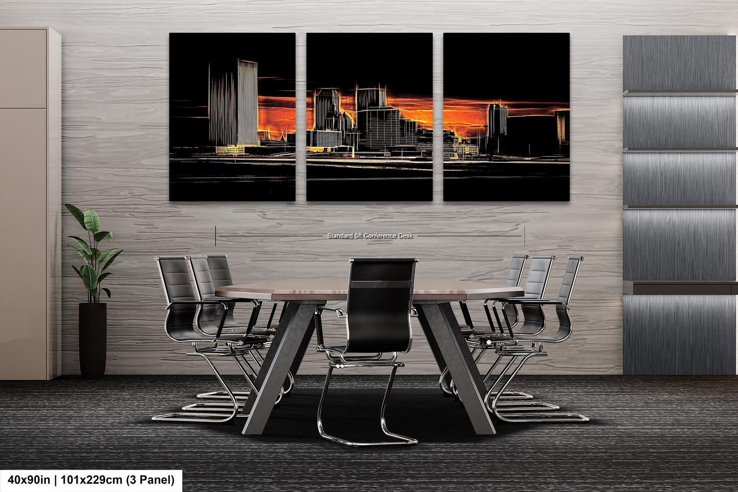 Tulsa Skyline Wall Art, Abstract Tulsa Skyline Print, Tulsa Abstract Art, Tulsa Print, Tulsa Oklahoma Abstract Wall Art