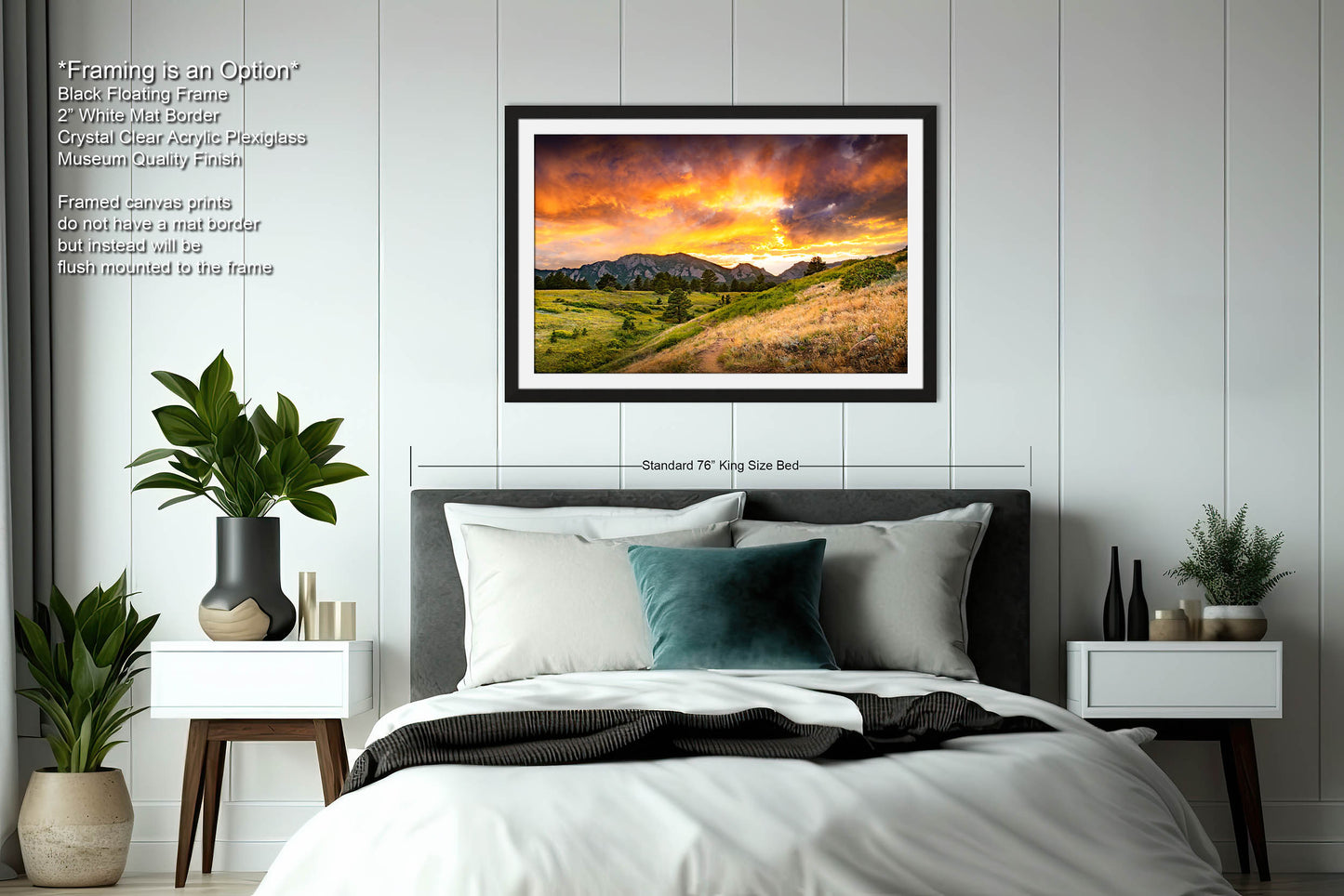 Boulder Flatirons Sunset, Photo, Wall Art, Boulder, Colorado, Canvas Print, Wall Decor, Metal Print, CU Buffs, Mountains