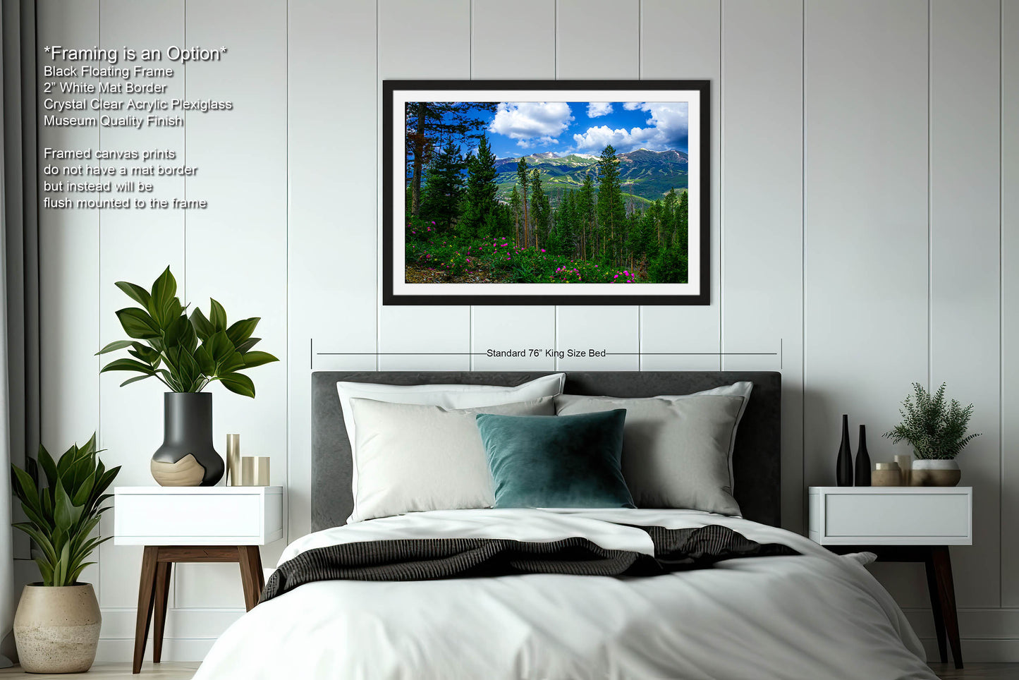 Breckenridge Colorado summertime picture, Breckenridge wall art, wildflowers of Colorado, mountain wall art, extra large wall art