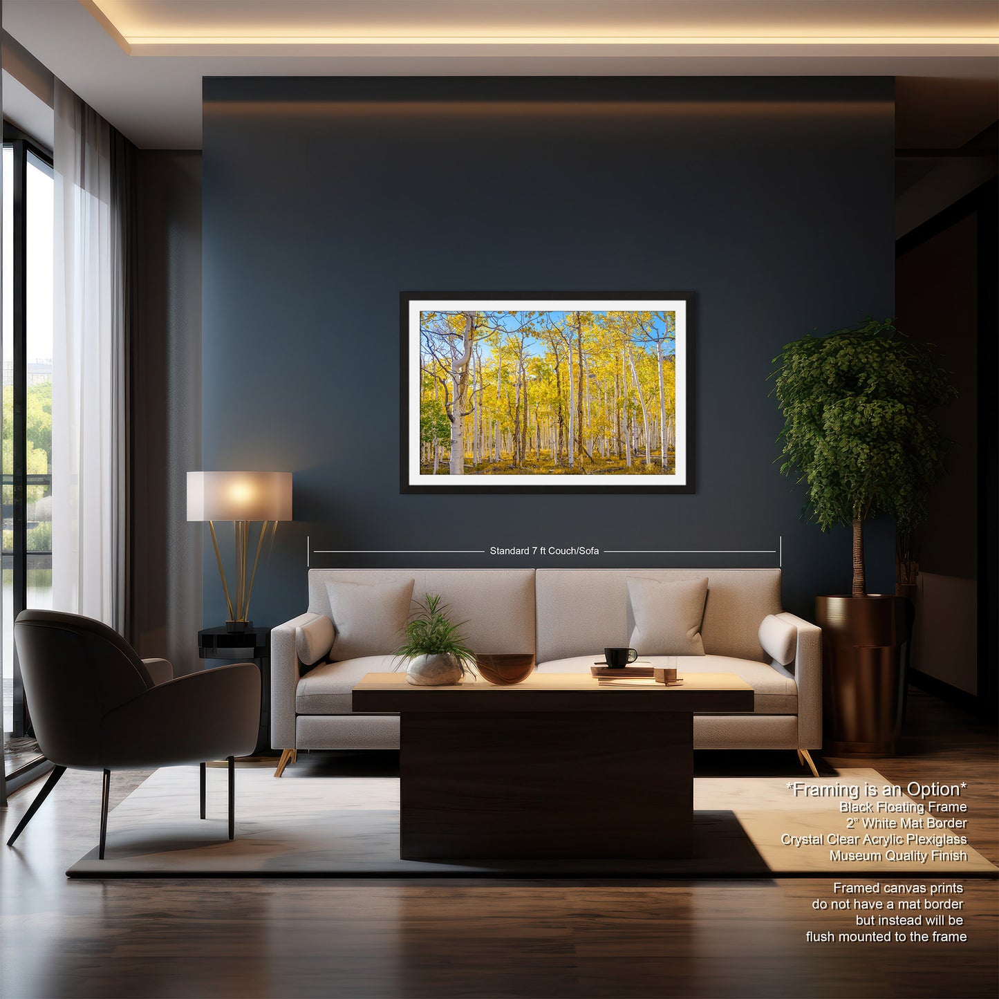 Fall Aspen Trees Wall Art, Pando / Birch Tree / Large Forest Print Nature / Canvas Wall Decor / Acrylic / Metal / Photography
