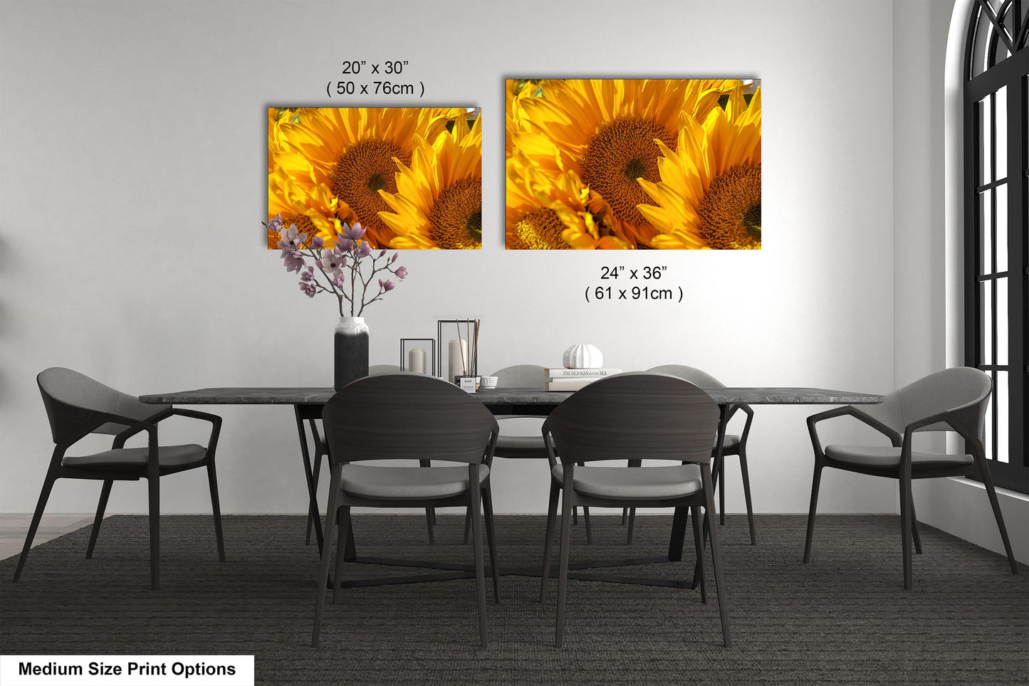 Sunflowers, Sunflower fields, Flowers, Giant Sunflowers, Helianthus, Photography Print, Acrylic, Canvas, Metal