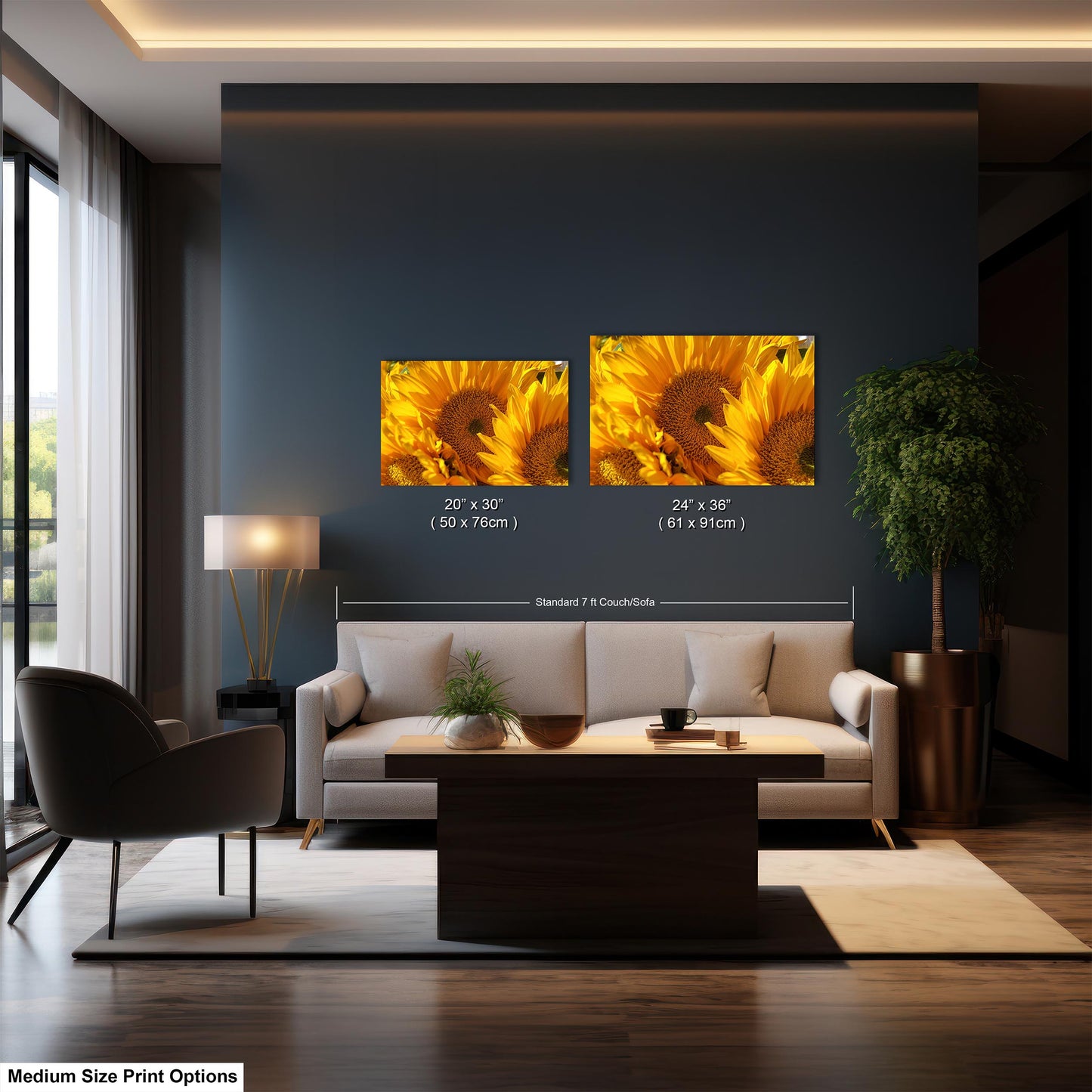 Sunflowers, Sunflower fields, Flowers, Giant Sunflowers, Helianthus, Photography Print, Acrylic, Canvas, Metal
