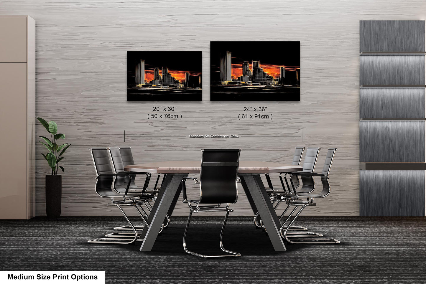 Tulsa Skyline Wall Art, Abstract Tulsa Skyline Print, Tulsa Abstract Art, Tulsa Print, Tulsa Oklahoma Abstract Wall Art