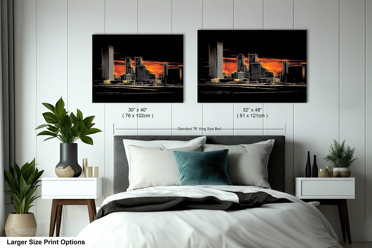 Tulsa Skyline Wall Art, Abstract Tulsa Skyline Print, Tulsa Abstract Art, Tulsa Print, Tulsa Oklahoma Abstract Wall Art
