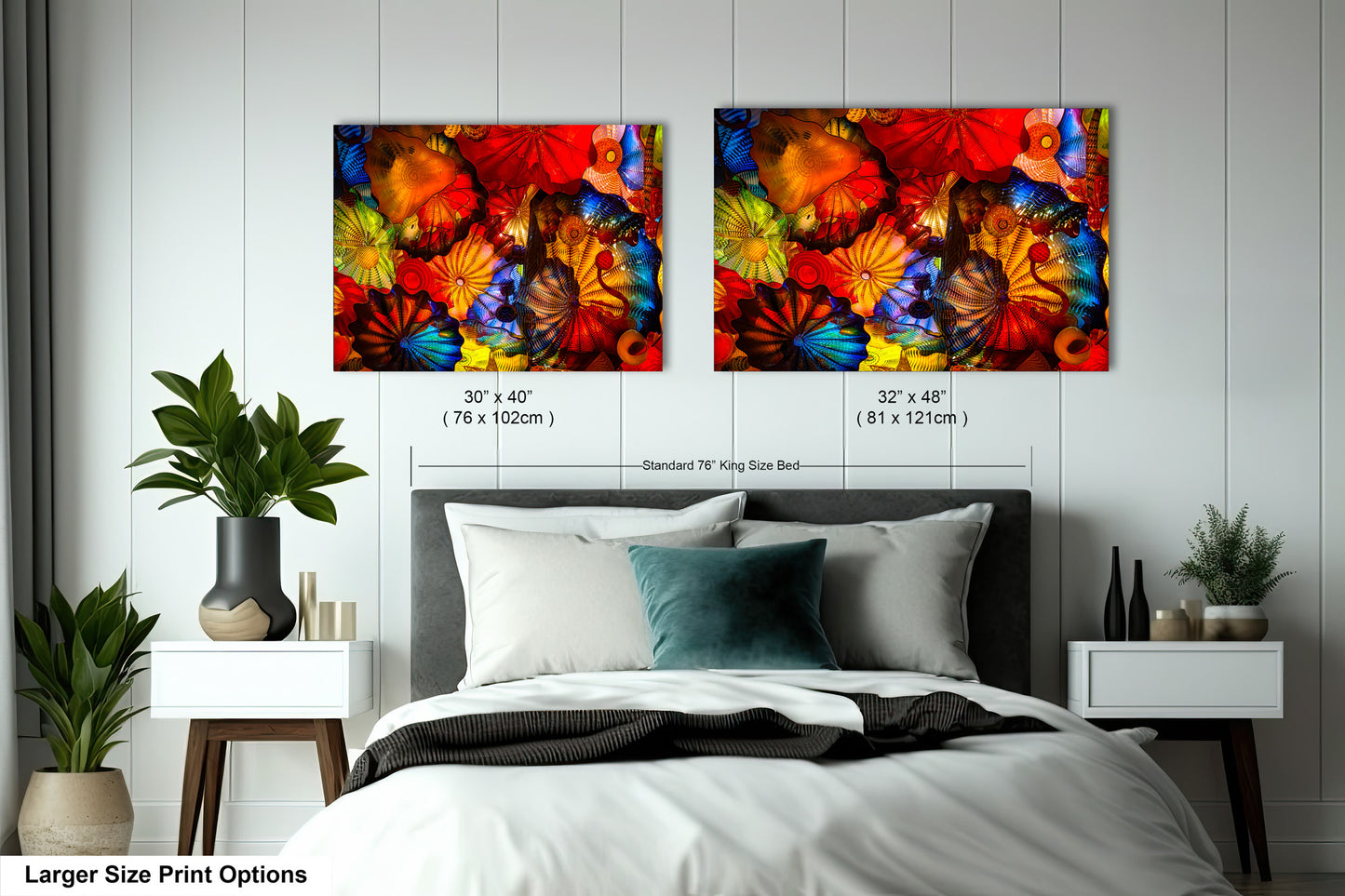 Color Glass Flowers Print, Chihuly Glass Wall Art, Home Decoration, House Warming Gift, Interior Design Ideas, Abstract Art, Urban Art