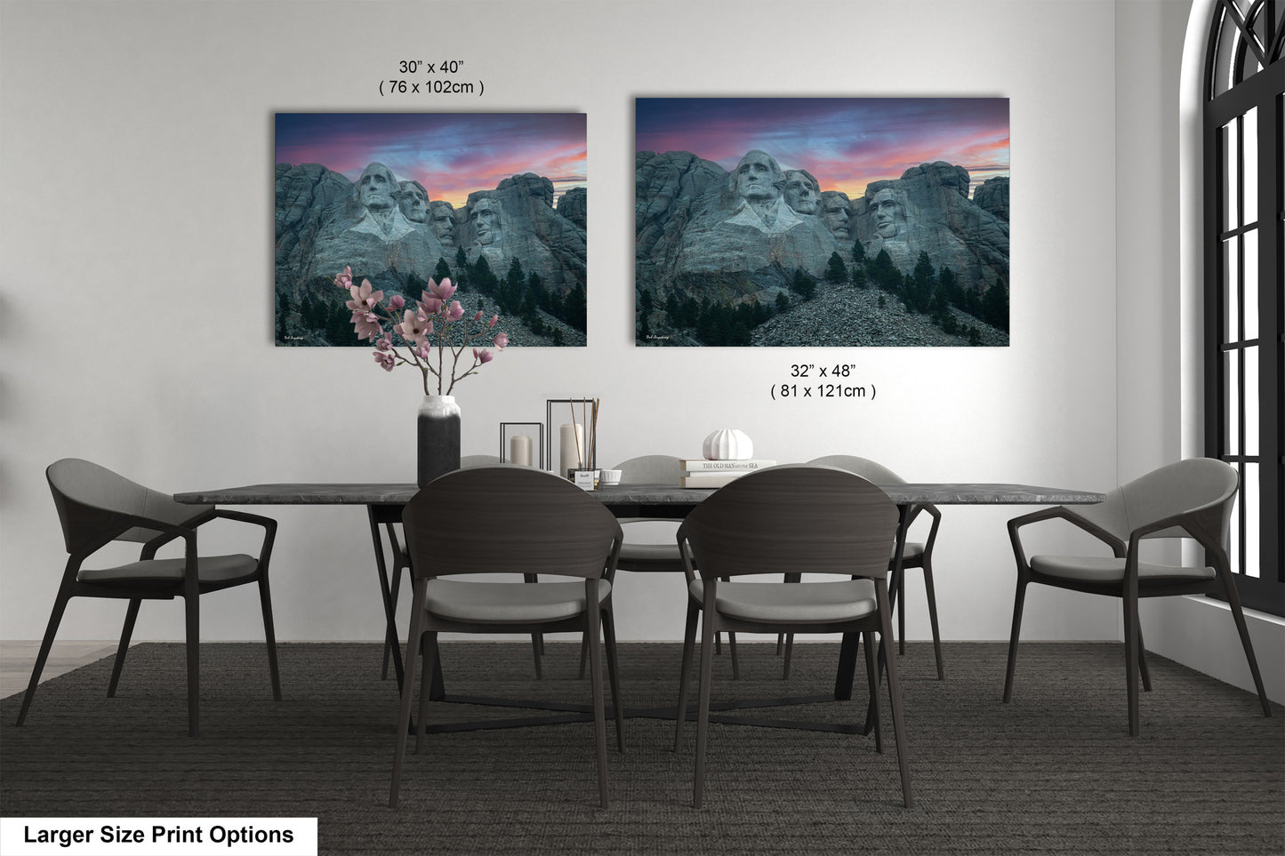Mt. Rushmore national monument, Mount Rushmore, South Dakota picture, Black Hills wall art, Mt. Rushmore picture, sunset in black hills