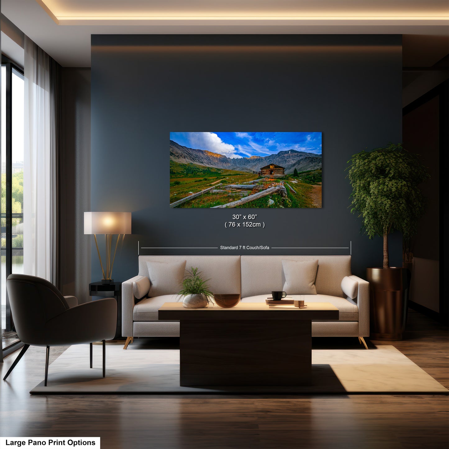 Mayflower gulch picture, ghost town, Breckenridge photography, Leadville Colorado, 3 piece wall art, cabin decor, large canvas, miners log cabin, office decor