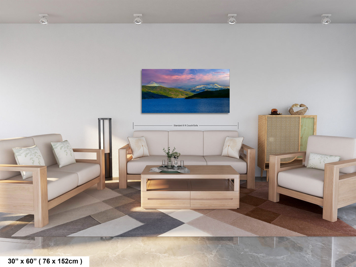Lake Dillon panorama picture, Breckenridge, Colorado wall art, mountain lake, Frisco Colorado, extra large wall art, mountains