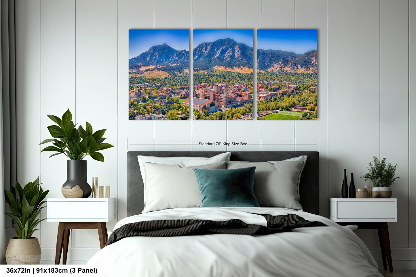 Folsom Field, Boulder Colorado Mountainscape