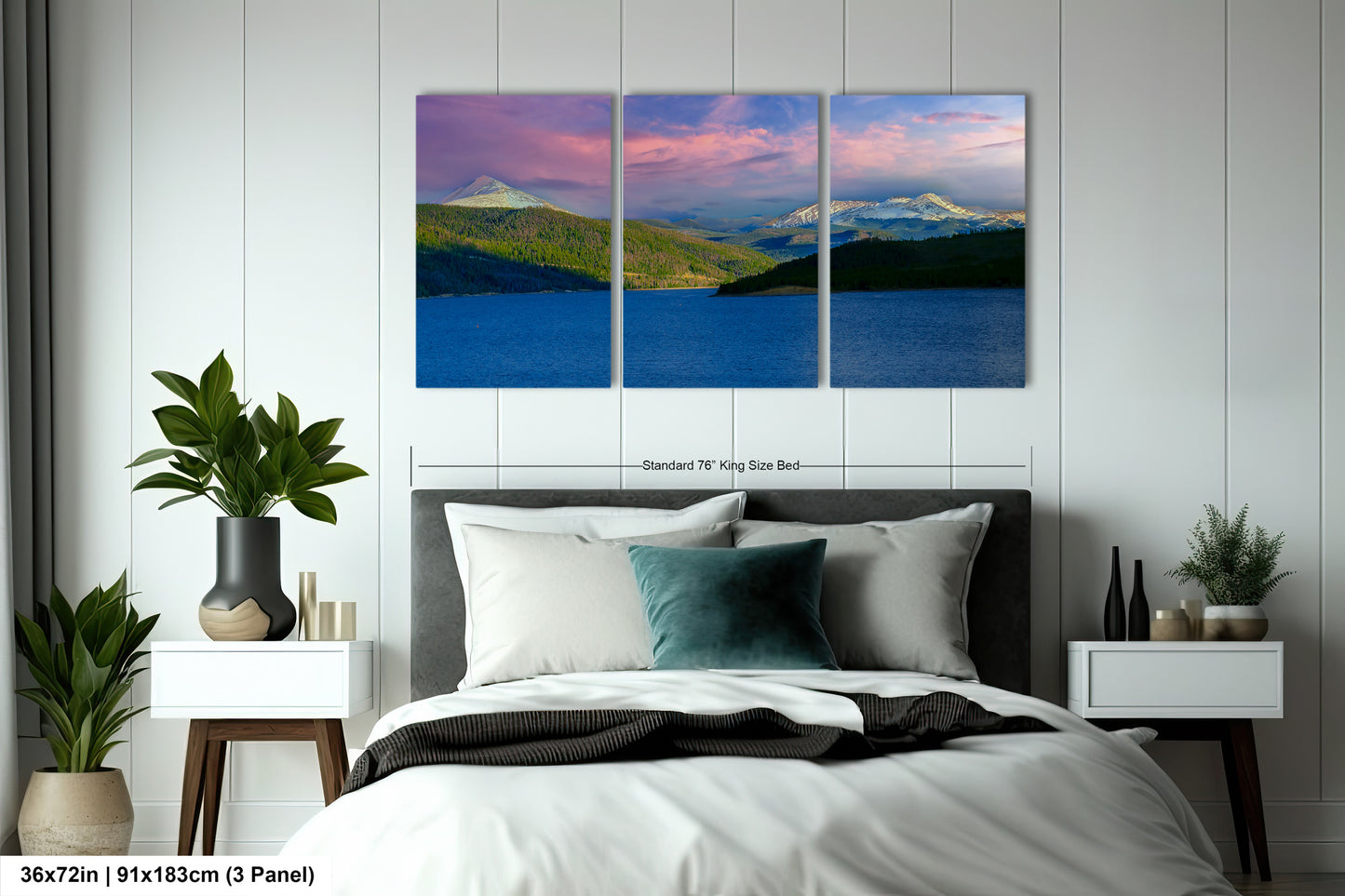 Lake Dillon panorama picture, Breckenridge, Colorado wall art, mountain lake, Frisco Colorado, extra large wall art, mountains