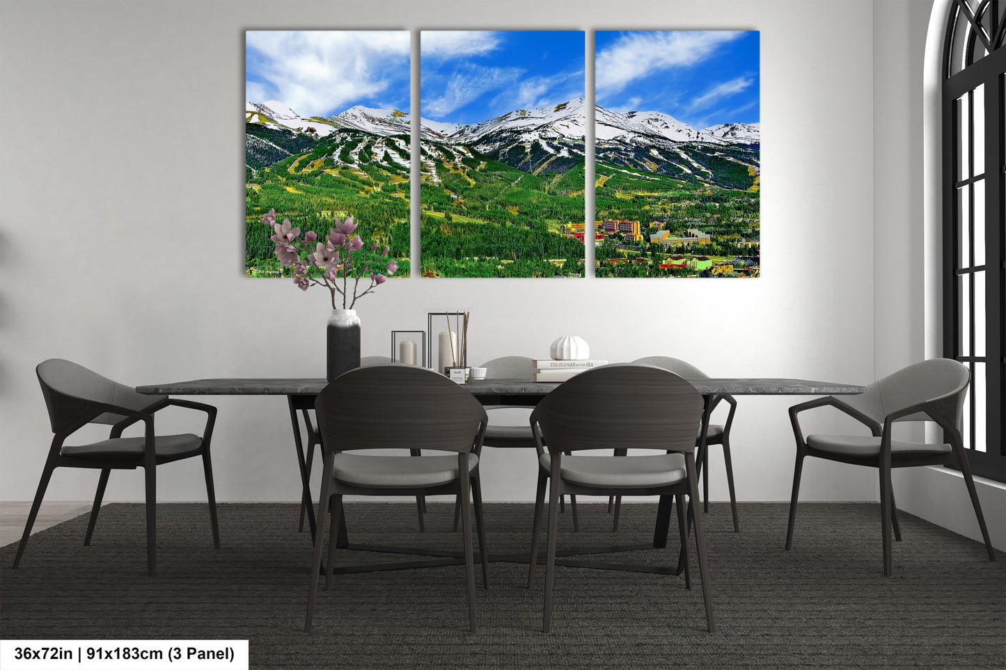 Breckenridge ski resort picture, Breckenridge Colorado wall art, Breckenridge in early summer, extra large wall art, Colorado ski,