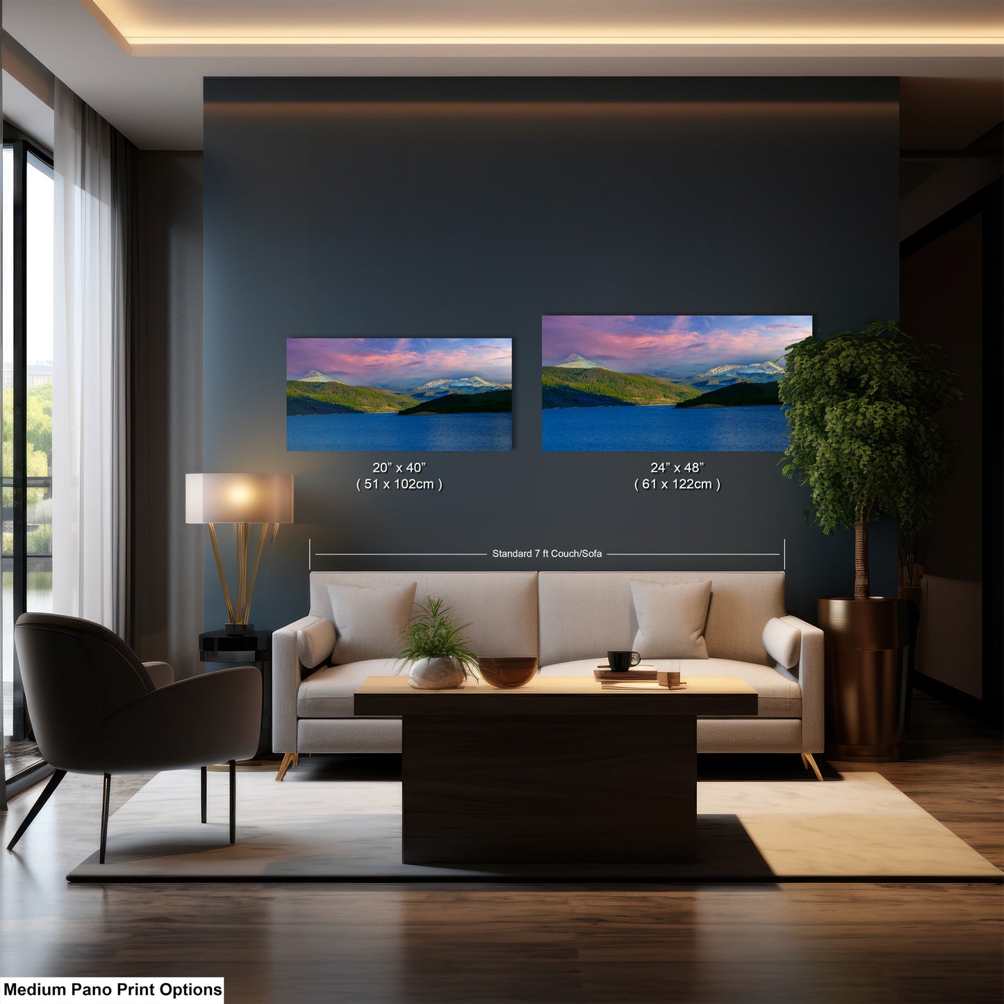 Lake Dillon panorama picture, Breckenridge, Colorado wall art, mountain lake, Frisco Colorado, extra large wall art, mountains