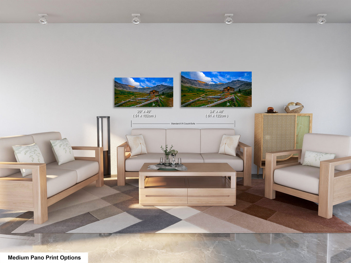 Mayflower gulch picture, ghost town, Breckenridge photography, Leadville Colorado, 3 piece wall art, cabin decor, large canvas, miners log cabin, office decor