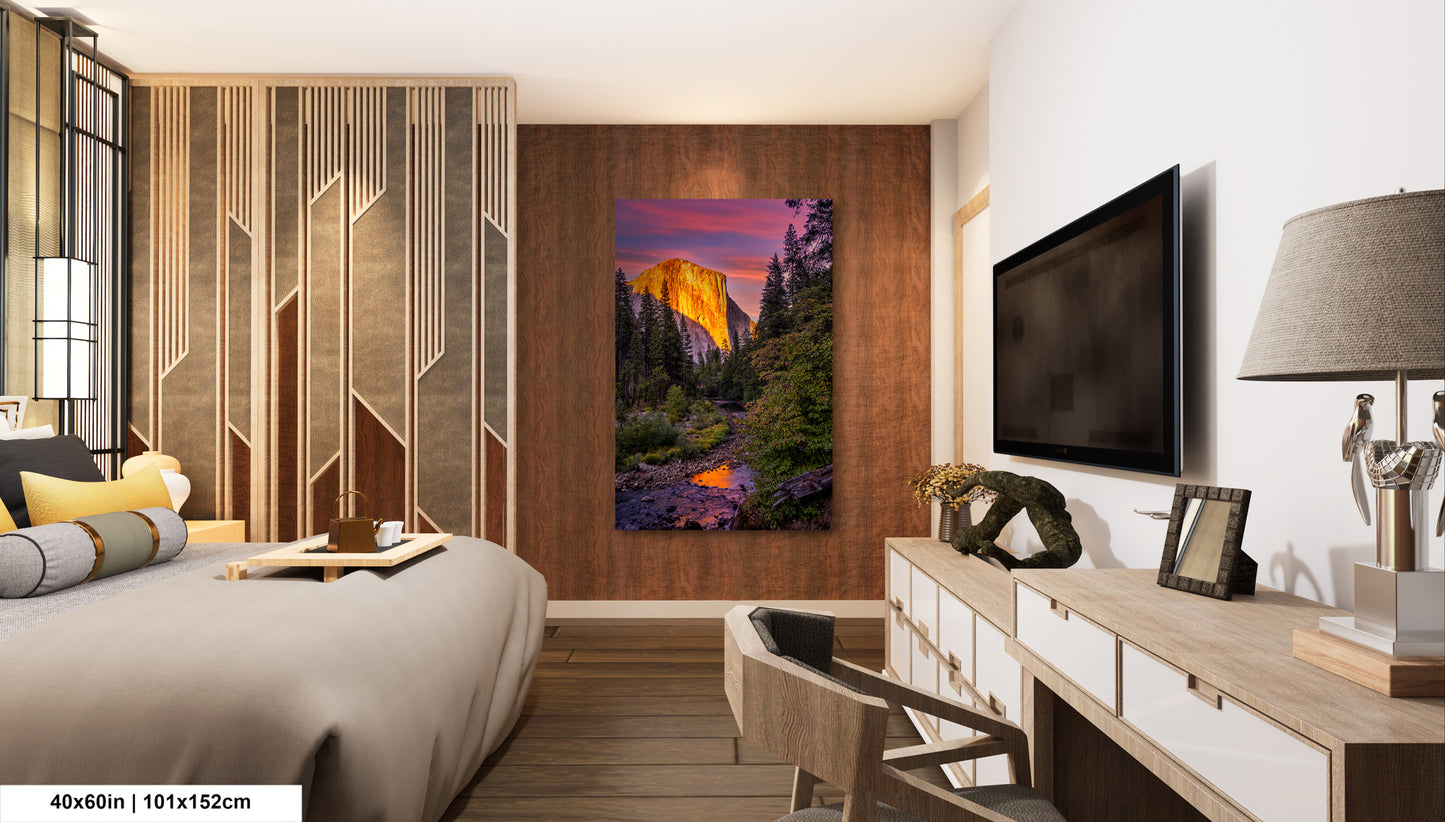 El Capitan by Night, , Yosemite National Park, California