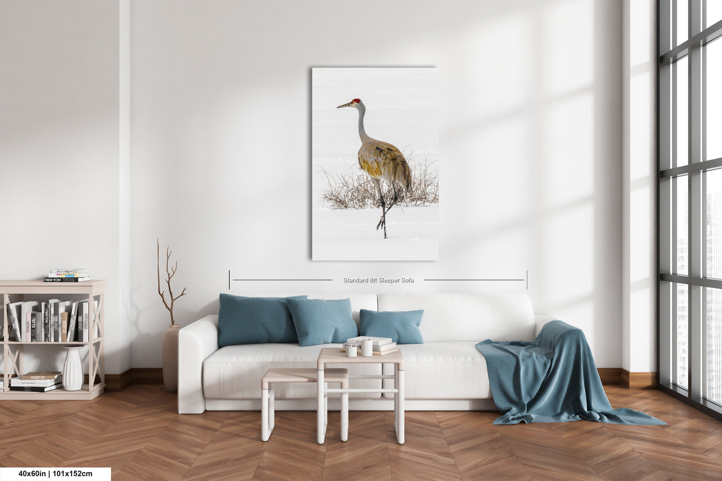 Sandhill Crane, Yellowstone National Park, Western Wall Art, available on Paper, Canvas, Metal, or Acrylic, great for Home, Office, and Dorm