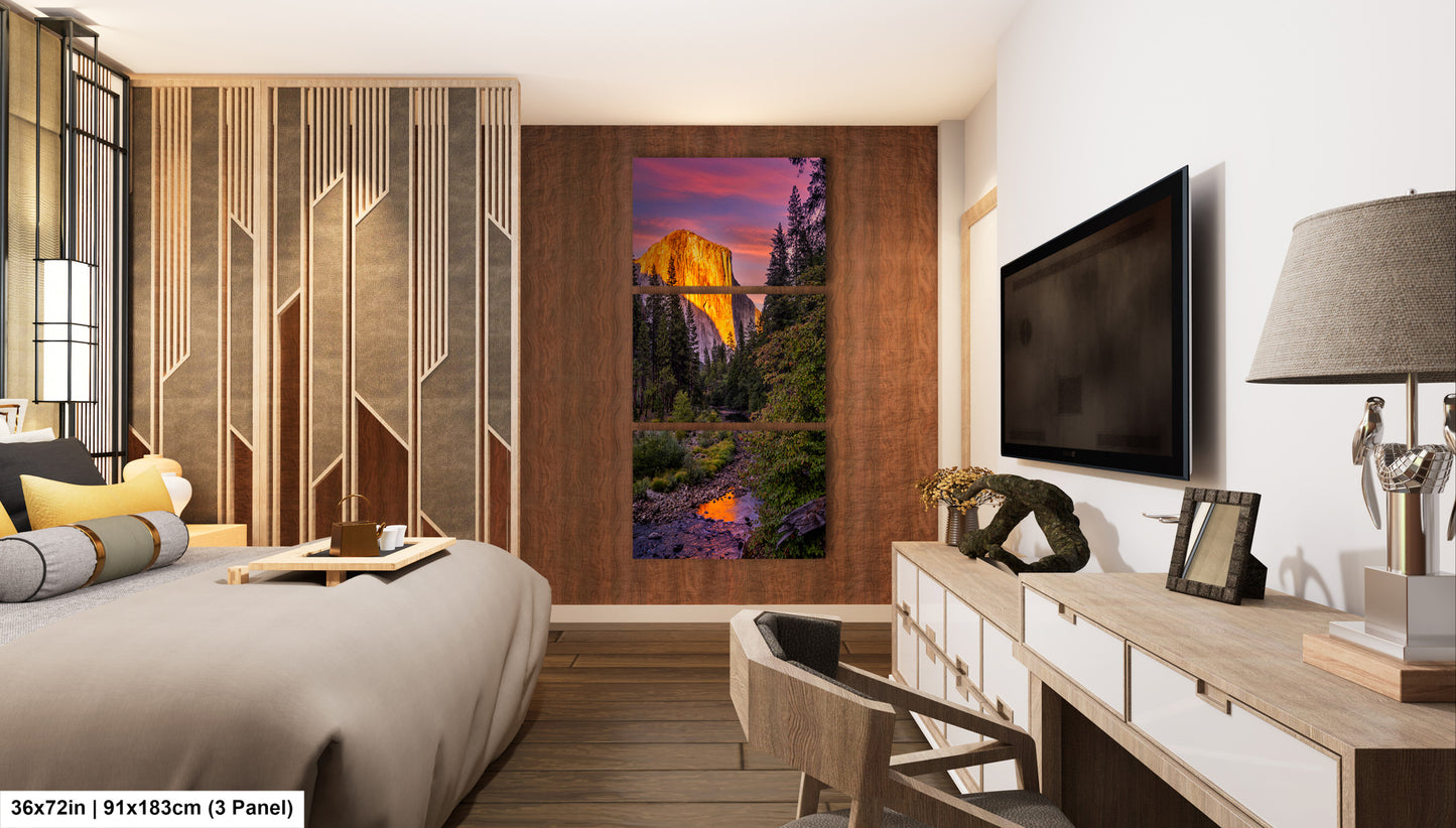 El Capitan by Night, , Yosemite National Park, California
