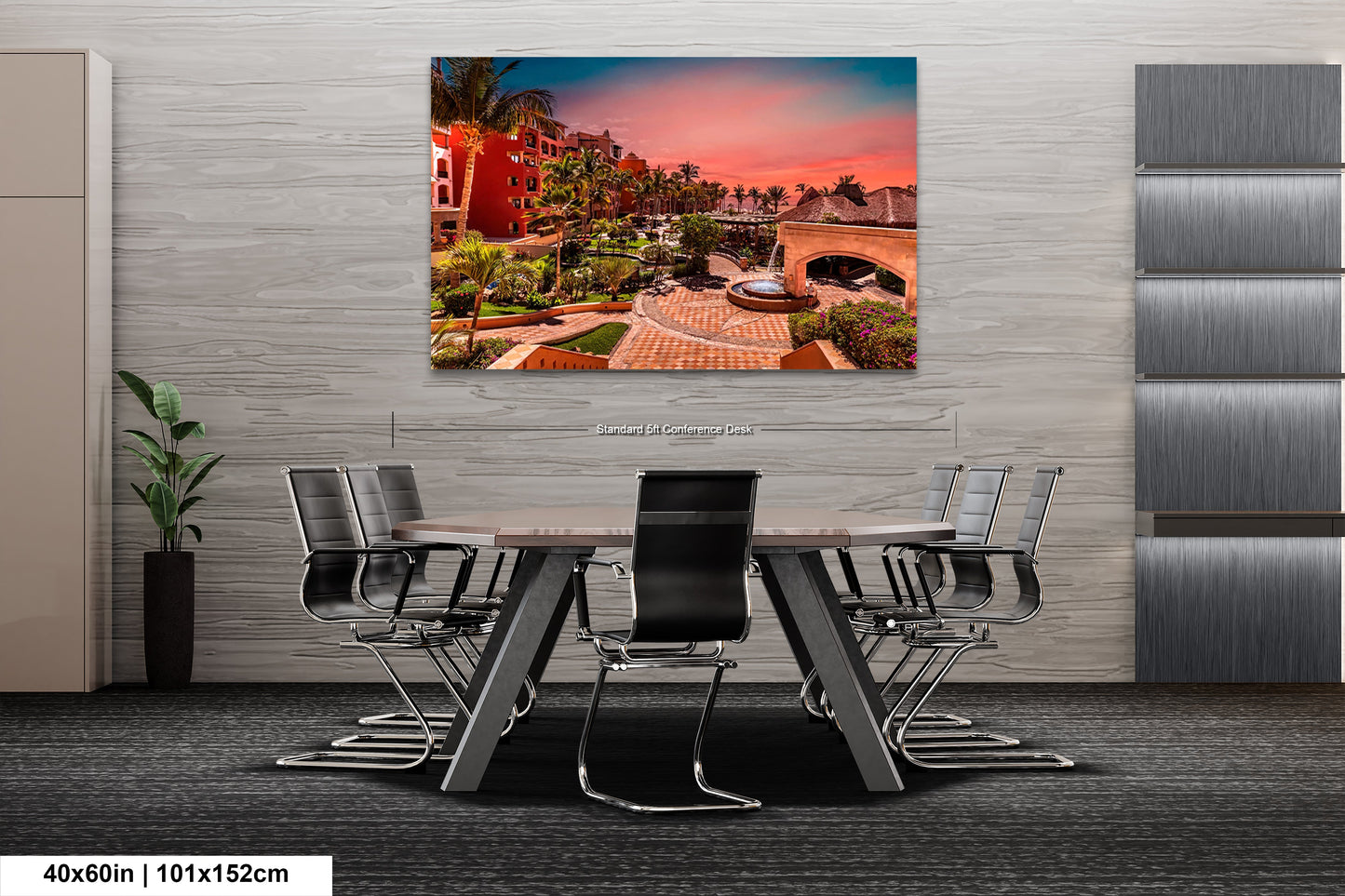 a dining room with a table and chairs