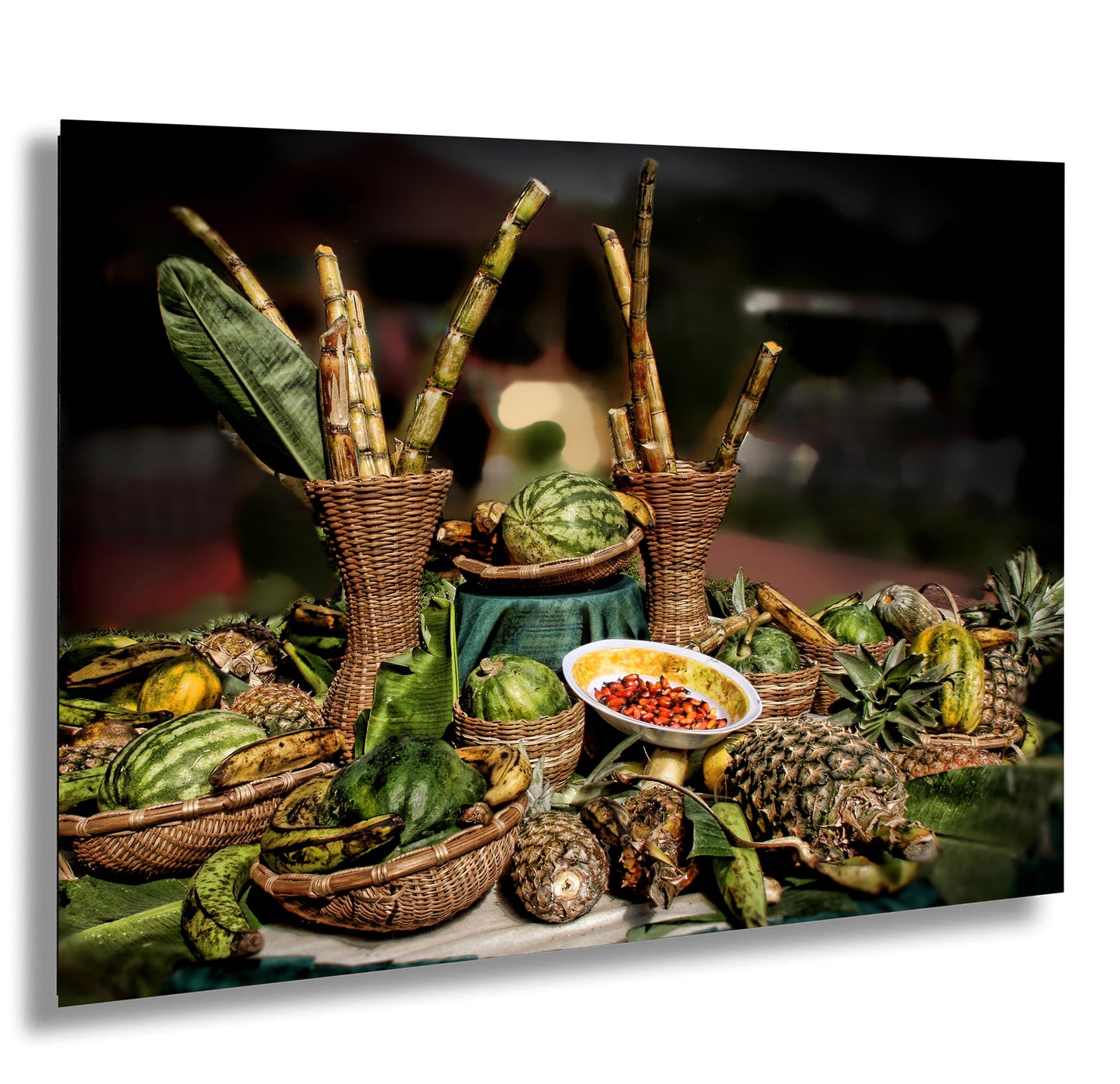 a table topped with lots of different types of food