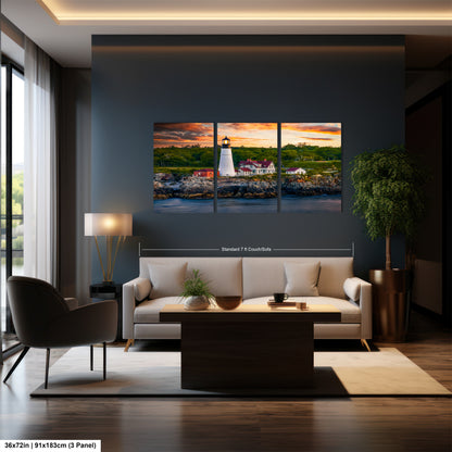 a living room filled with furniture and a painting on the wall
