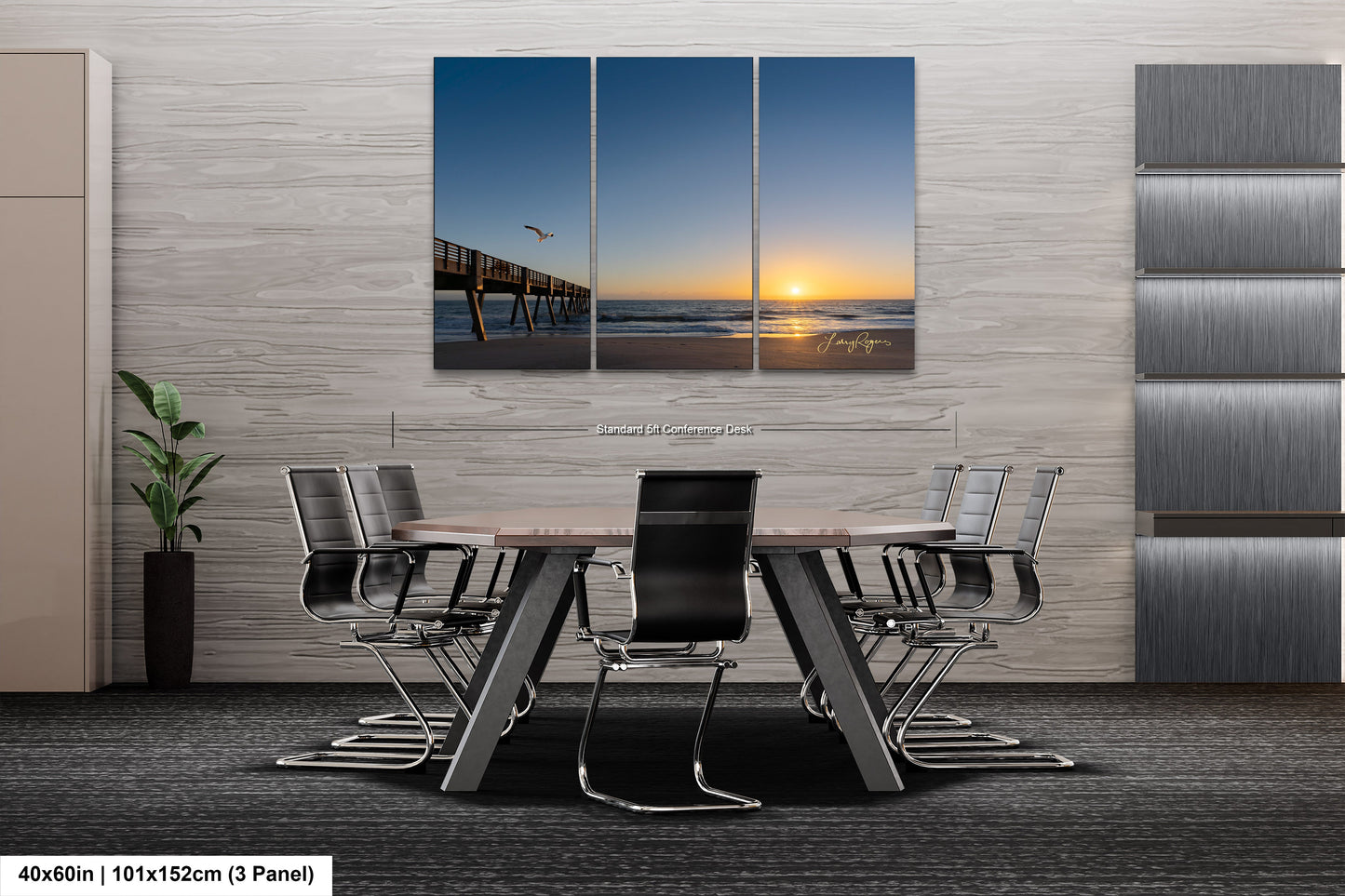 a dining room with a table and chairs