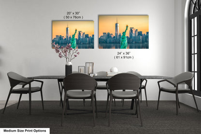 a dining room table with four chairs and a vase of flowers