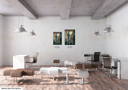 a room with a lot of chairs and tables