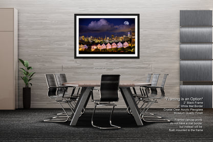 a dining room with a table and chairs