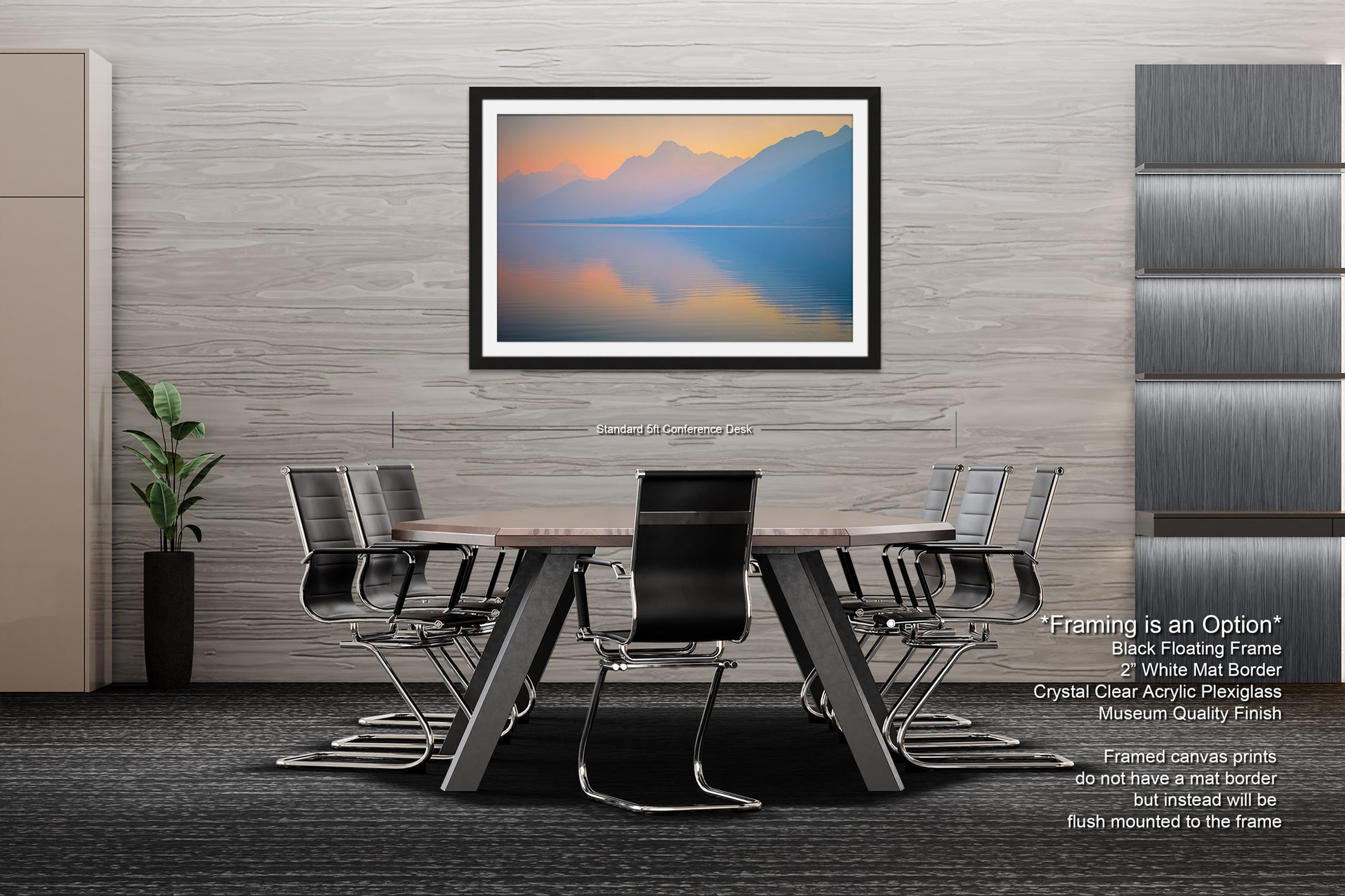 a picture of a dining room with a table and chairs