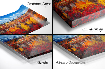 a series of four images showing different layers of a painting