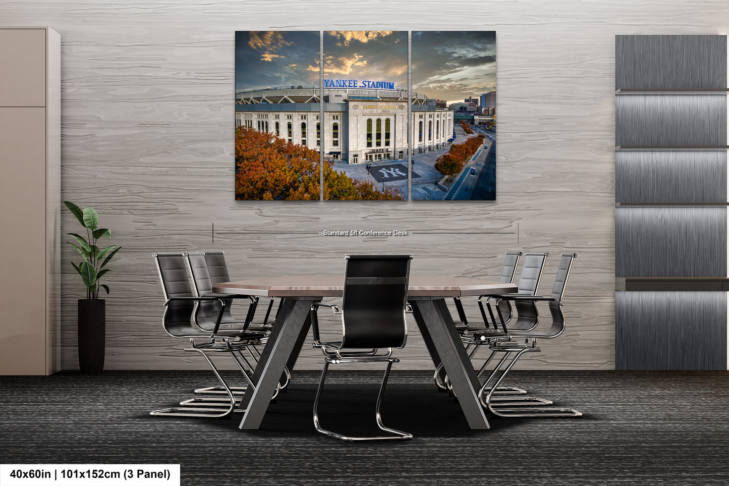 a dining room with a table and chairs